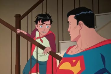 Clark y Lois se preocupan por los poderes de Jon en un nuevo clip para Battle of the Super Sons