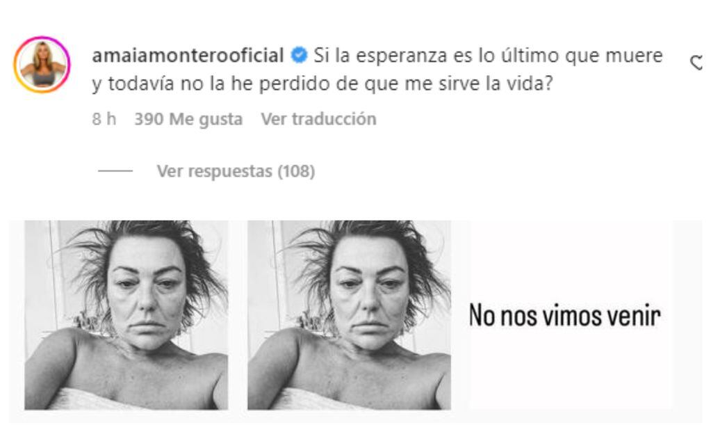 Amaia Montero vía Instagram