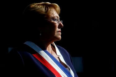 Michelle Bachelet se retira del Congreso de Valaparaiso luego de su Cuenta Publica 2017