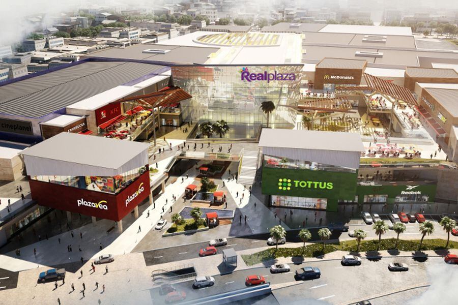 Centro comercial construido por Graña y Montero en Perú.