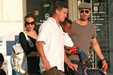 Brad Pitt, Angelina Jolie y Billy