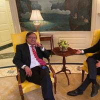 En gira a Estados Unidos: Boric sostiene encuentro bilateral con Gustavo Petro de Colombia 