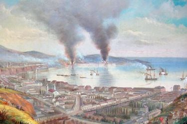 El día en que Valparaíso fue bombardeado y casi destruido a cañonazos por una flota española