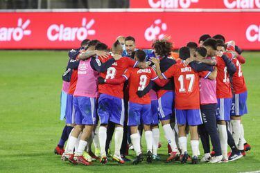 La Selección se arenga en el partido ante Paraguay