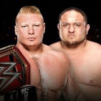 El primer cara a cara entre Brock Lesnar y Samoa Joe