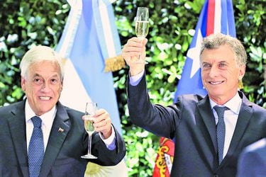Macri recibe a Piñera en Casa Rosada para tratar temas bilaterales y globales
