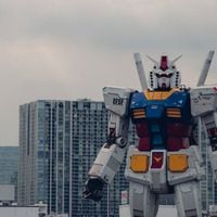 Vean al nuevo gigantesco Gundam de Japón en movimiento
