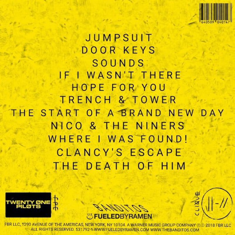 Twenty one pilots lanza dos canciones y anuncia nuevo disco La Tercera