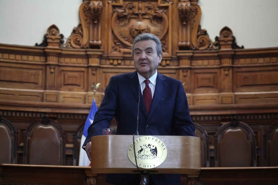 El presidente de la Corte Suprema, Guillermo Silva.