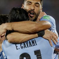 La emocionante despedida de Luis Suárez a Edinson Cavani tras renunciar a la selección de Uruguay