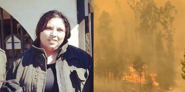 Muere Bombera en incendio forestal en Santa Juana