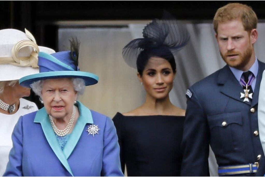 Reina Isabel II, Meghan y Harry