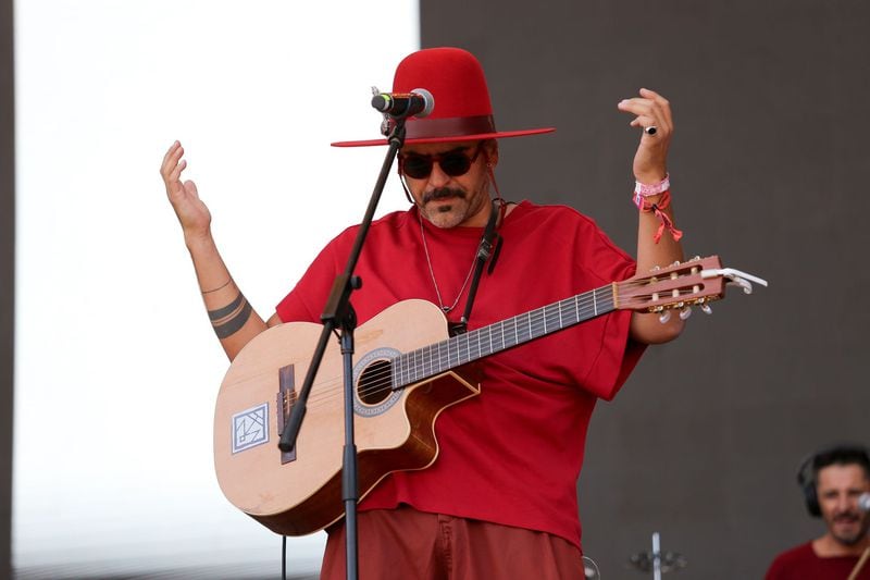 Fernando Milagros en Lollapalooza. Fotografía de Matías Artiga.
