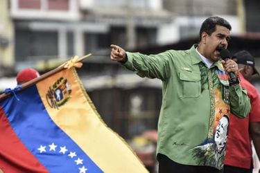 President Nicolas Maduro Holds Final Campaign Rally Ahead Of Venezuelan Elections