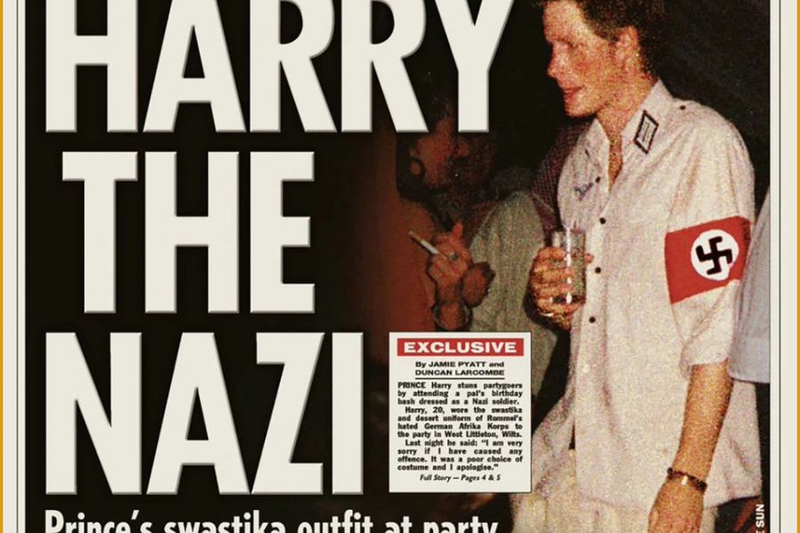 The day Prince Harry wore a Nazi uniform