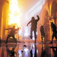 Comienza juicio contra imputado por quemar Iglesia de Carabineros en estallido social
