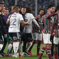 Final copero: la furia de Benegas que desató una gresca tras el pitazo en la derrota de Colo Colo ante Fluminense