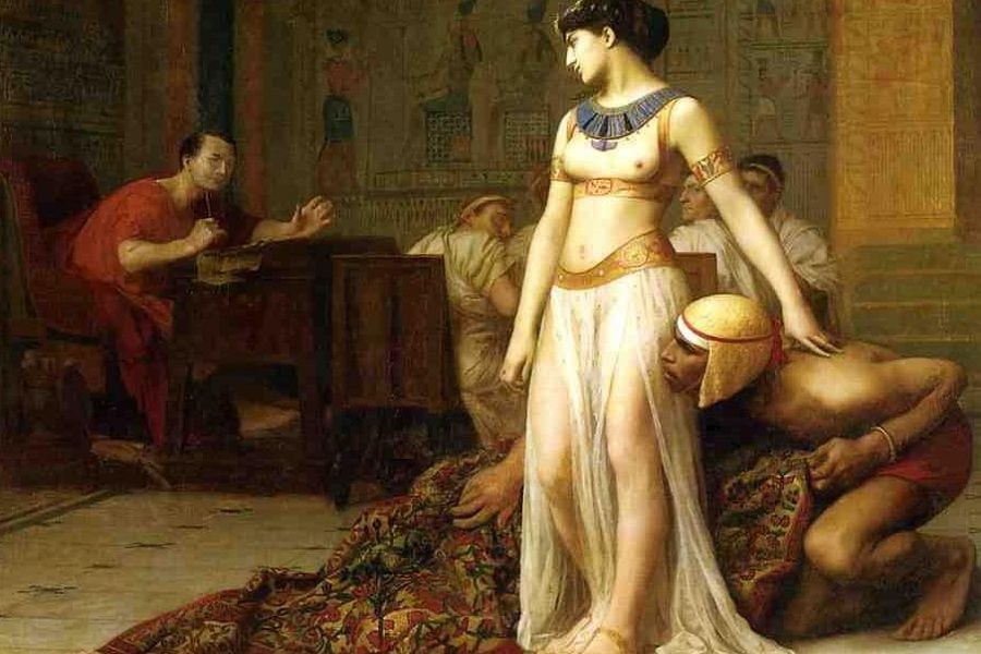 Cleopatra_and_Caesar_by_Jean-Leon-Gerome