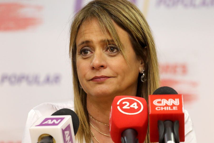 Jacqueline Van Rysselberghe ofreció punto de prensa en la sede de la UDI