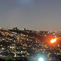 Video revela que la causa del incendio en Cerro Cordillera en Valparaíso habría sido una bengala