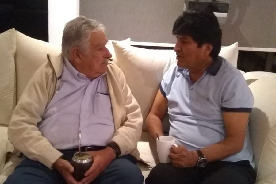 Evo Morales y Pepe Mujica