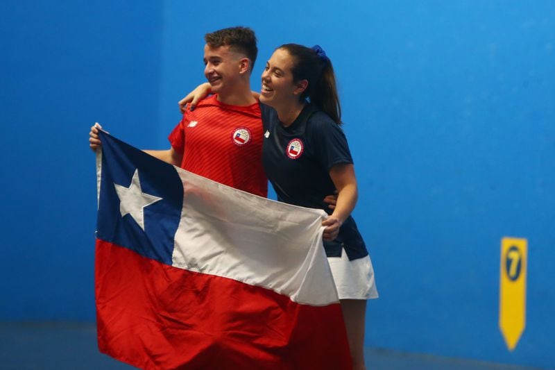En total, el Team Chile sumó cuatro medallas en pelota vasca.