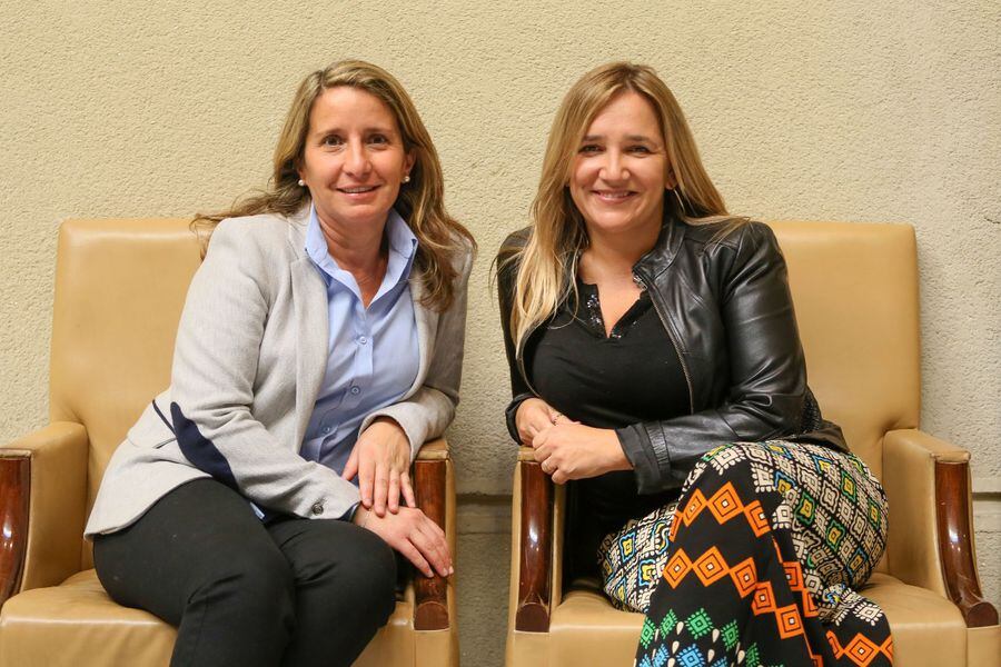 Diputadas Karin Luck (RN) y María José Hoffmann (UDI)