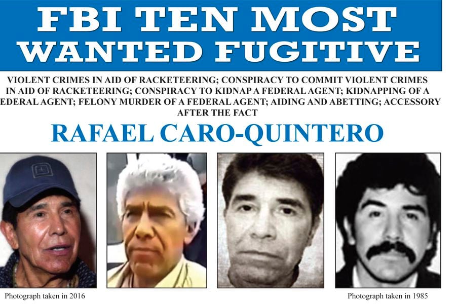 Solicitan extradición de Rafael Caro-Quintero, el narcotraficante mexicano  más buscado por EE.UU. - La Tercera