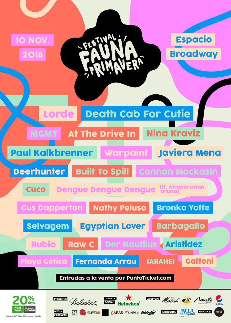 Festival Fauna Primavera anuncia su programación oficial La Tercera