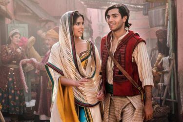 ALADDINNaomi Scott as Jasmine and Mena Massoud as Aladdin