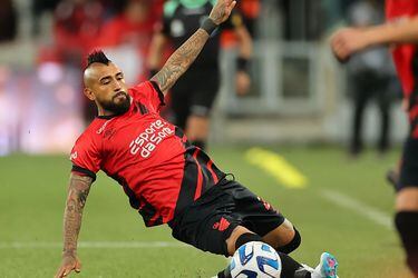 Arturo Vidal fue clave en el duelo ante Bolivar por Copa Libertadores.